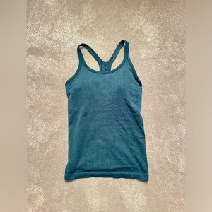 Lululemon storm teal ebb to street tank top